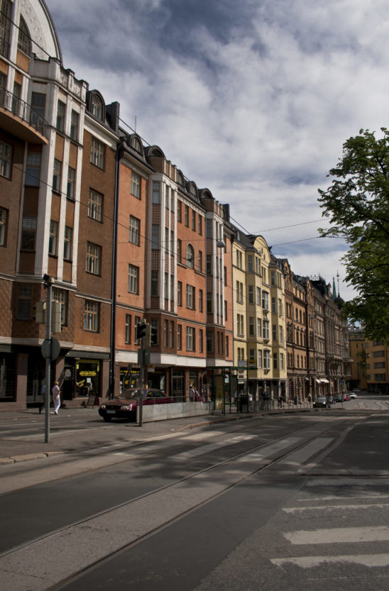 Värikkäät vanhat talot Helsingissä