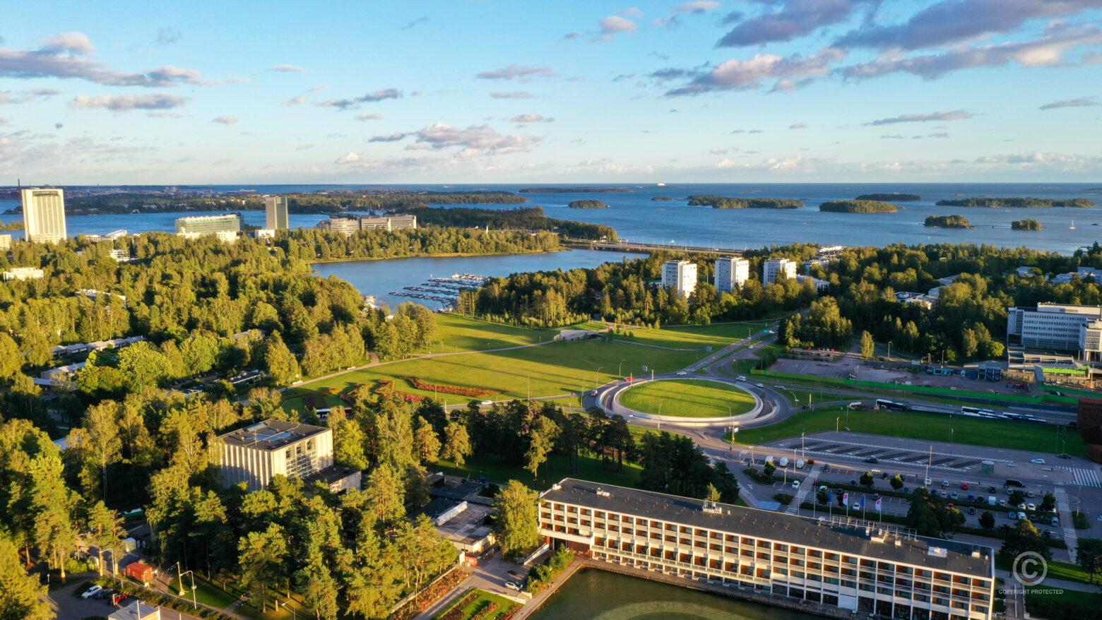 Kuva Kaunis Tapiola Ilmasta Kes iltana Espoo Visual Finland Kuva Kaunis Tapiola Ilmasta Kes iltana Espoo Visual Finland
